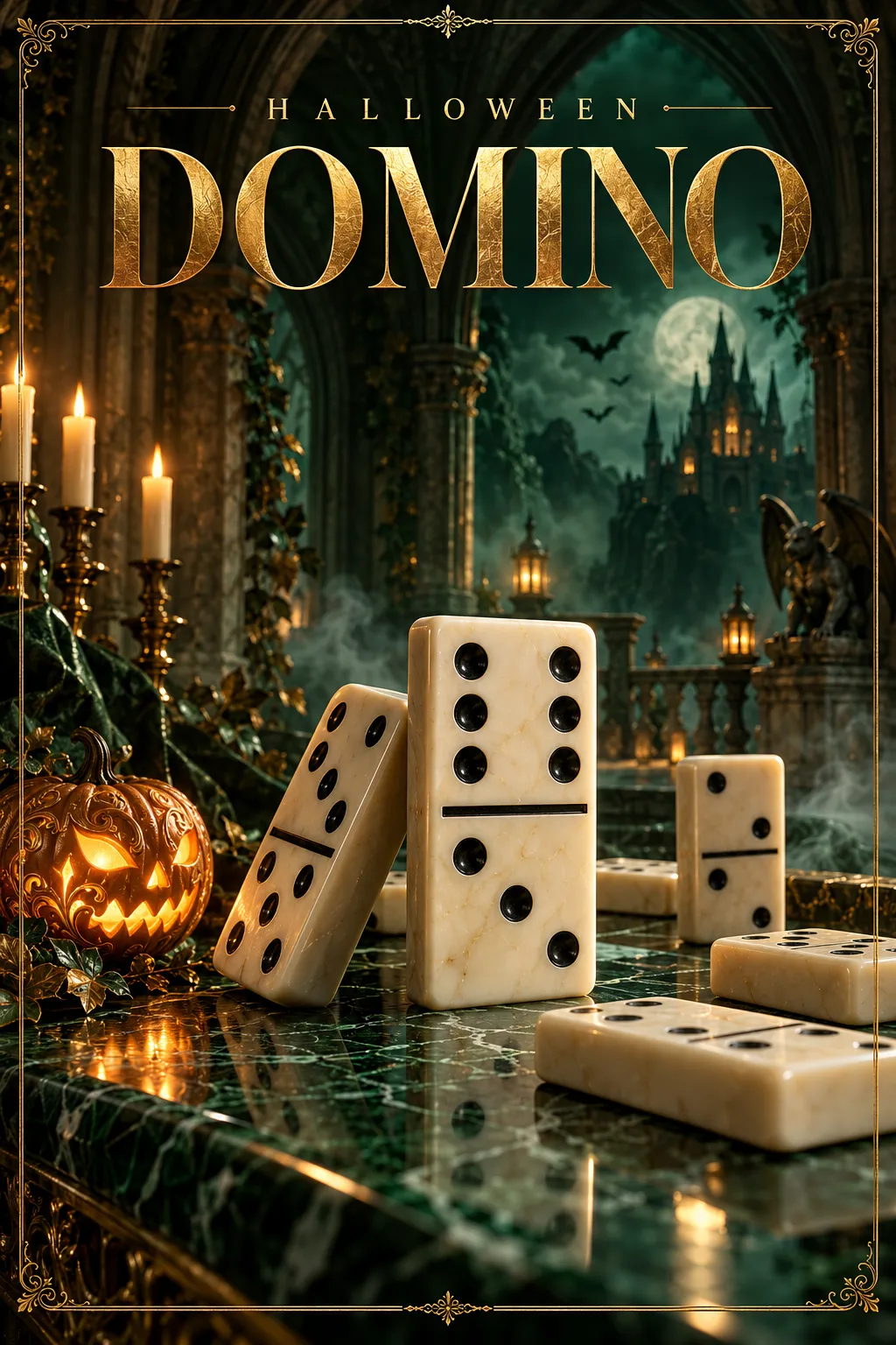 Ilustrasi permainan Domino